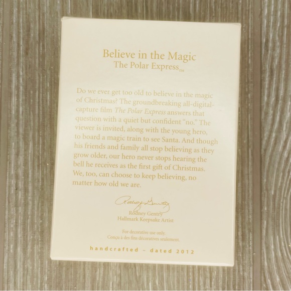 Hallmark Keepsake Ornament 2012 The Polar Express Believe in the Magic train - Picture 4 of 8